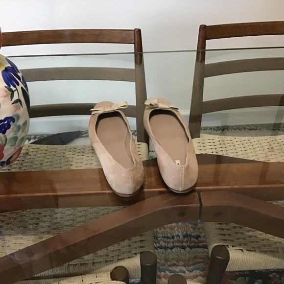 Miu Miu Suede Ballet Flats - Picture 1 of 4